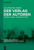 Cover: Der Verlag der Autoren - De Gruyter