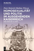Bild: Homosexualität und Politik im ausgehenden Kaiserreich - De Gruyter Oldenbourg