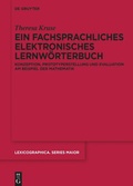 Cover: Ein fachsprachliches elektronisches Lernw&ouml;rterbuch - De Gruyter