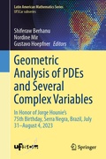 Cover: Geometric Analysis of PDEs and Several Complex Variables - Springer