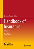 Cover: Handbook of Insurance - Springer