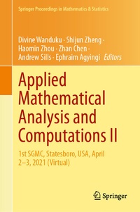 Abbildung von: Applied Mathematical Analysis and Computations II - Springer