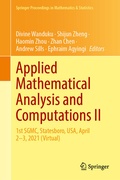 Cover: Applied Mathematical Analysis and Computations II - Springer