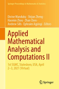 Enlarge image Cover: Applied Mathematical Analysis and Computations II - Springer