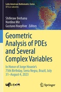 Cover: Geometric Analysis of PDEs and Several Complex Variables - Springer