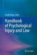 Cover: Handbook of Psychological Injury and Law - Springer