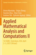 Cover: Applied Mathematical Analysis and Computations II - Springer