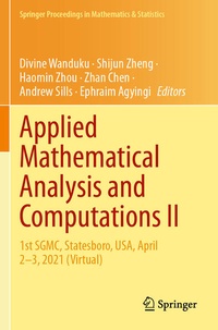 Enlarge image Cover: Applied Mathematical Analysis and Computations II - Springer