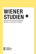 Cover: Wiener Studien ? Zeitschrift f&uuml;r Klassische Philologie, Patristik und lateinische Tradition, Band 137/2024 - Verlag der &ouml;sterreichischen Akademie der Wissenschaften