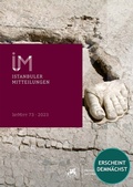 Cover: Istanbuler Mitteilungen 73, 2023 - Reichert Verlag