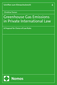 Abbildung von: Greenhouse Gas Emissions in Private International Law - Nomos