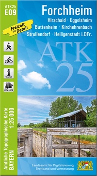 Abbildung von: ATK25-E09 Forchheim (Amtliche Topographische Karte 1:25000) - Landesamt für Digitalisierung, Breitband und Vermessung, Bayern