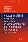 Cover: Proceedings of Third International Symposium on Sustainable Energy and Technological Advancements - Springer