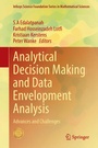 Cover: Analytical Decision Making and Data Envelopment Analysis - Springer