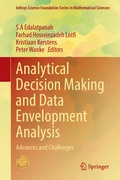 Cover: Analytical Decision Making and Data Envelopment Analysis - Springer