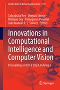Cover: Innovations in Computational Intelligence and Computer Vision - Springer