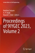 Cover: Proceedings of 9IYGEC 2023, Volume 2 - Springer