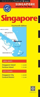 Abbildung von: Singapore Travel Map Fourteenth Edition - Periplus Editions