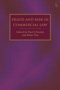 Abbildung von: Fraud and Risk in Commercial Law - Hart Publishing