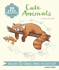 Enlarge image Cover: 10 Step Drawing: Cute Animals - Search Press