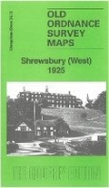 Cover: Shrewsbury (West) 1925 - Alan Godfrey Maps