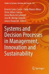 Enlarge image Cover: Systems and Decision Processes in Management, Innovation and Sustainability - Springer