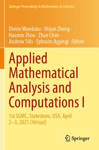 Enlarge image Cover: Applied Mathematical Analysis and Computations I - Springer