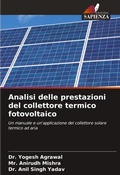 Cover: Analisi delle prestazioni del collettore termico fotovoltaico - Edizioni Sapienza