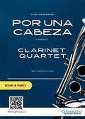 Cover: Clarinet Quartet "Por Una Cabeza" by Gardel (Score & Parts) - Glissato Edizioni Musicali