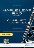 Cover: Clarinet Quartet "Maple Leaf Rag" by Scott Joplin (score & parts) - Glissato Edizioni Musicali