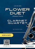 Cover: Clarinet Quartet Abstract Theme from "Flower Duet" by Delibes (score & parts) - Glissato Edizioni Musicali