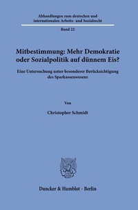 Abbildung von: Mitbestimmung: Beitrag zu einer demokratischeren Gesellschaft oder Sozialpolitik auf dünnem Eis? - fibre