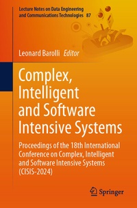 Abbildung von: Complex, Intelligent and Software Intensive Systems - Springer