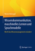 Cover: Wissenskommunikation, maschinelles Lernen und Sprachmodelle - Springer Gabler