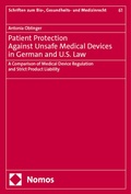 Abbildung von: Patient Protection Against Unsafe Medical Devices in German and U.S. Law - Nomos