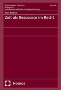 Cover: Zeit als Ressource im Recht - Nomos