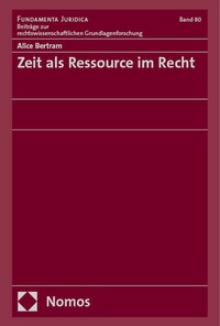 Abbildung von: Zeit als Ressource im Recht - Nomos