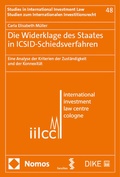 Bild: Die Widerklage des Staates in ICSID-Schiedsverfahren - Nomos