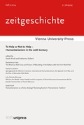 Cover: To Help or Not to Help - Humanitarianism in the 20th Century - Brill Deutschland