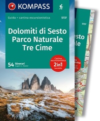 Abbildung von: KOMPASS guida escursionistica Dolomiti di Sesto, Parco Naturale Tre Cime, 50 itinerari - KOMPASS-Karten