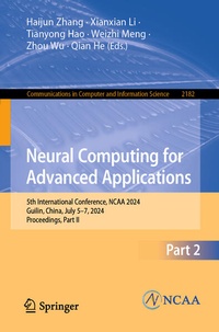 Enlarge image Cover: Neural Computing for Advanced Applications - Springer
