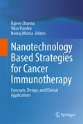Cover: Nanotechnology Based Strategies for Cancer Immunotherapy - Springer