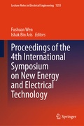 Cover: Proceedings of the 4th International Symposium on New Energy and Electrical Technology - Springer