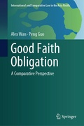 Cover: Good Faith Obligation - Springer