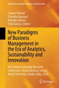 Cover: New Paradigms of Business Management in the Era of Analytics, Sustainability and Innovation - Springer