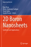 Cover: 2D Boron Nanosheets - Springer