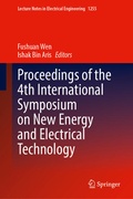 Cover: Proceedings of the 4th International Symposium on New Energy and Electrical Technology - Springer