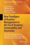 Cover: New Paradigms of Business Management in the Era of Analytics, Sustainability and Innovation - Springer