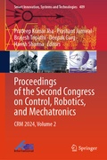 Cover: Proceedings of the Second Congress on Control, Robotics, and Mechatronics - Springer