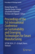 Cover: Proceedings of the 1st International Conference on Sustainability and Emerging Technologies for Smart Manufacturing - Springer